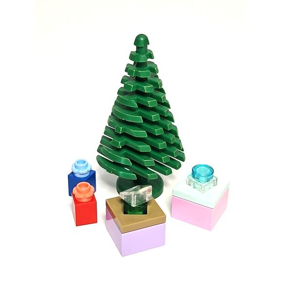 Lego Christmas Minifigure Lot Santa Claus Tree Presents Reindeer Holiday Set - Picture 3 of 3